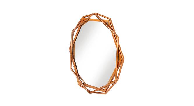 Handcrafted Rose Gold Metallic Frame with Mirror (Gold) by Urban Ladder - Front View Design 1 - 729742
