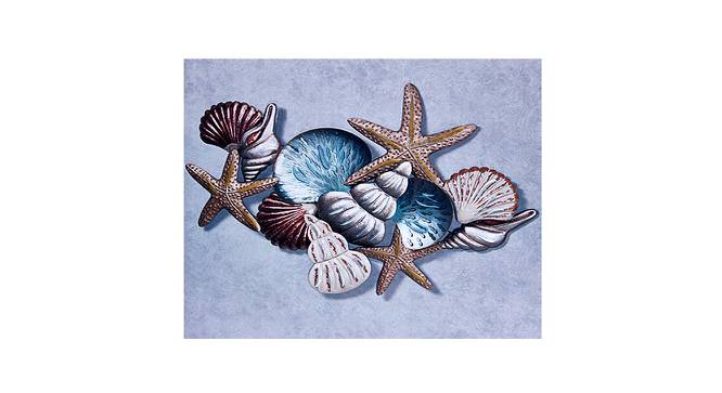 Shells Star Fish Canvas Painting (Multicoloured) by Urban Ladder - Front View Design 1 - 729746