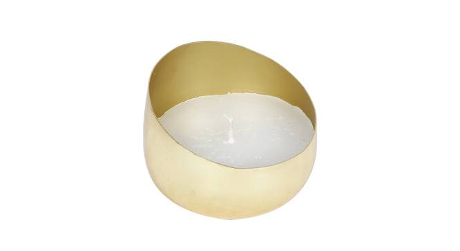 Handcrafted Golden Candle - Set of 2 (Golden) by Urban Ladder - Front View Design 1 - 729760