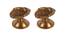 Hand Carved Brass Diya Set Of 2 (Brown) by Urban Ladder - Front View Design 1 - 729775