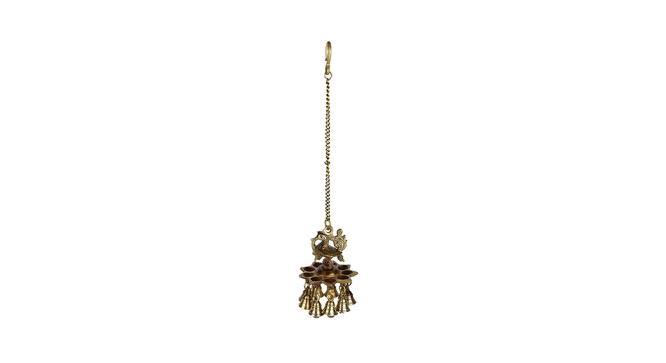 Peacock Hanging Oil Lamp (Brown) by Urban Ladder - Front View Design 1 - 729778