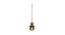 Peacock Hanging Oil Lamp (Brown) by Urban Ladder - Front View Design 1 - 729778