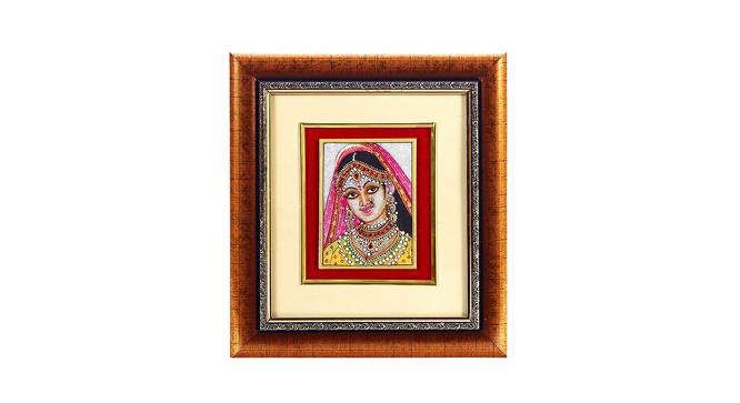 Princess Design Pure White Marble Wall Painting (Multicoloured) by Urban Ladder - Front View Design 1 - 729853