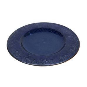 Serving Platter Design Flat Navy Blue Platter (Blue)