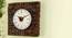 Dwight Brown Solid Wood Square Wall Clock (Brown) by Urban Ladder - Cross View Design 1 - 732199