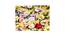 Ambbi Collections Floral Pattern, Table Mat in Yellow, Set of 06 (Multicolor) by Urban Ladder - Front View Design 1 - 732936