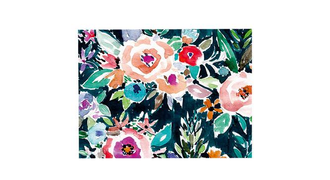 Ambbi Collections Floral Pattern, White Table Mat, Set of 06 (Multicolor) by Urban Ladder - Front View Design 1 - 732937