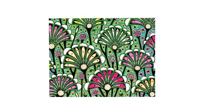 Ambbi Collections Floral Pattern, Green Table Mat, Set of 06 (Multicolor) by Urban Ladder - Front View Design 1 - 732938