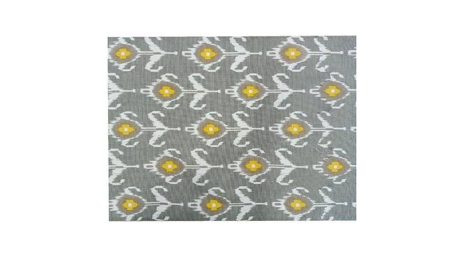 Ambbi Collections Abstract Pattern, Grey and Yellow in Color, Table Mat, Set of 06 (Grey) by Urban Ladder - Front View Design 1 - 732943