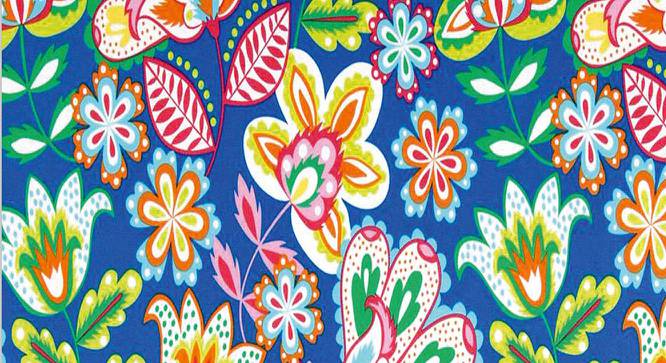 Ambbi Collections Traditional Pattern, Floral Print, Table Mat, Set of 06 (Multicolor) by Urban Ladder - Design 1 Side View - 732954