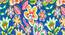 Ambbi Collections Traditional Pattern, Floral Print, Table Mat, Set of 06 (Multicolor) by Urban Ladder - Design 1 Side View - 732954