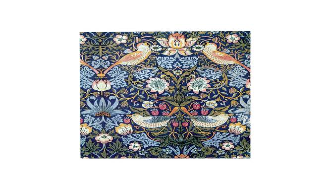 Ambbi Collections Traditional Pattern, Table Mat in Blue, Bird Print, Set of 06 (Multicolor) by Urban Ladder - Front View Design 1 - 732979