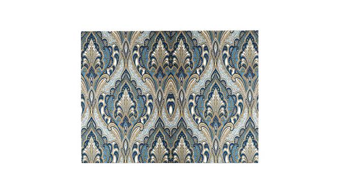 Ambbi Collections Geometric Pattern, Table Mat in Blue, Set of 06 (Multicolor) by Urban Ladder - Front View Design 1 - 732980