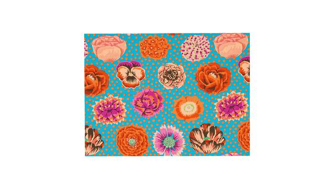 Ambbi Collections Floral Pattern, Rose Print, Table Mat, Set of 06 (Multicolor) by Urban Ladder - Front View Design 1 - 732981