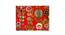 Ambbi Collections Traditional Pattern, Red, Table Mat, Set of 06 (Multicolor) by Urban Ladder - Front View Design 1 - 732982