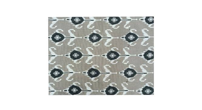 Ambbi Collections Abstract Pattern, Grey and Black in Color, Table Mat, Set of 06 (Grey) by Urban Ladder - Front View Design 1 - 732989