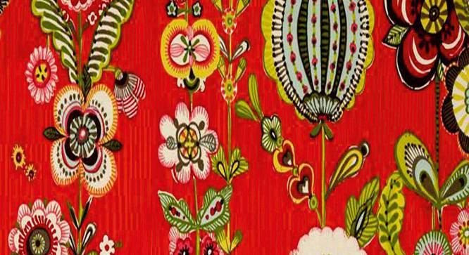 Ambbi Collections Traditional Pattern, Red, Table Mat, Set of 06 (Multicolor) by Urban Ladder - Design 1 Side View - 732994