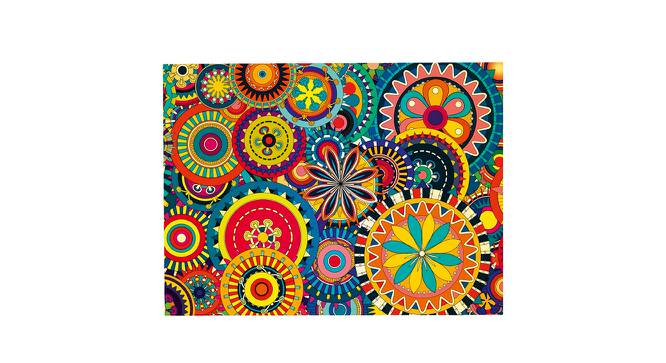Ambbi Collections Ethnic Pattern,Orange, Table Mat, Set of 06 (Multicolor) by Urban Ladder - Front View Design 1 - 733022