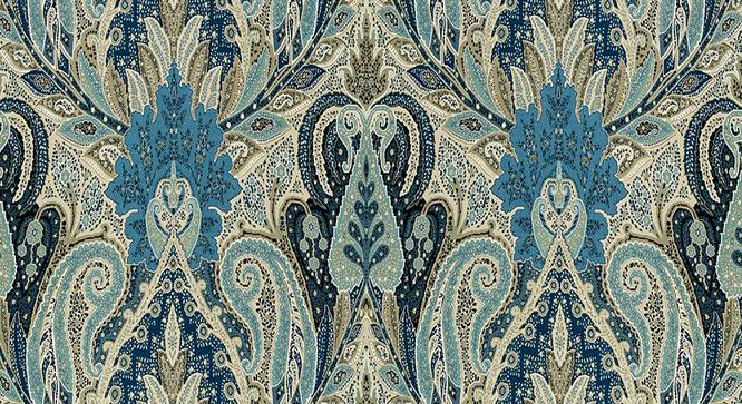 Ambbi Collections Traditional Pattern, Table Mat in Blue, Set of 06 (Multicolor) by Urban Ladder - Design 1 Side View - 733029