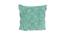 Ambbi Collections Cushion cover Geometric Pattern Green Color, Set of 1, 16x16 Inch Cushion Cover (Green, 41 x 41 cm  (16" X 16") Cushion Size) by Urban Ladder - Front View Design 1 - 733052