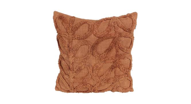 Ambbi Collections Cushion cover, Ethnic Pattern, Cushion Cover, Set of 1, 16x16 Inch Cushion Cover (Brown, 41 x 41 cm  (16" X 16") Cushion Size) by Urban Ladder - Front View Design 1 - 733057