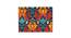Ambbi Collections Traditional Pattern, Orange, Table Mat, Set of 06 (Red) by Urban Ladder - Front View Design 1 - 733063