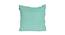 Ambbi Collections Cushion cover Geometric Pattern Green Color, Set of 1, 16x16 Inch Cushion Cover (Green, 41 x 41 cm  (16" X 16") Cushion Size) by Urban Ladder - Design 1 Side View - 733064