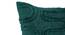 Ambbi Collections Cushion cover Geometric Pattern, Green Color Cushion Cover, Set of 1, 16x16 Inch Cushion (Green, 41 x 41 cm  (16" X 16") Cushion Size) by Urban Ladder - Design 1 Side View - 733068
