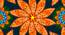 Ambbi Collections Cushion cover Abstract Pattern Orange Color, Set of 1, 16x16 Inch Cushion Cover (41 x 41 cm  (16" X 16") Cushion Size, Multicolor) by Urban Ladder - Ground View Design 1 - 733076
