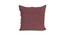 Ambbi Collections Cushion cover Geometric Pattern, Plum Color Cushion Cover, Set of 1, 16x16 Inch Cushion (Purple, 41 x 41 cm  (16" X 16") Cushion Size) by Urban Ladder - Design 1 Side View - 733113