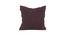 Ambbi Collections Cushion cover Geometric Pattern, Plum Cushion Cover, Set of 1, 16x16 Inch Cushion Cover (41 x 41 cm  (16" X 16") Cushion Size, PLUM) by Urban Ladder - Ground View Design 1 - 733126