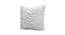 Ambbi Collections Cushion cover Ethnic Pattern White Color, Tufted Cushion Cover, Set of 1, 16x16 Inch Cotton Cushion Cover (White, 41 x 41 cm  (16" X 16") Cushion Size) by Urban Ladder - Front View Design 1 - 733152