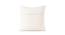 Ambbi Collections Cushion cover Abstract Pattern White, Set of 1, 16x16 Inch Cotton Cushion Cover (White, 41 x 41 cm  (16" X 16") Cushion Size) by Urban Ladder - Design 1 Side View - 733164
