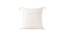 Ambbi Collections Cushion cover Abstract Pattern White Cotton Tufted Set of 1, 16x16 Inch Cushion Cover (White, 41 x 41 cm  (16" X 16") Cushion Size) by Urban Ladder - Ground View Design 1 - 733177
