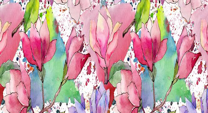 Ambbi Collections Abstract Pattern, Pink Color,12 x 18 inch, Canvas Wall Art (Multicolor) by Urban Ladder - Front View Design 1 - 733218