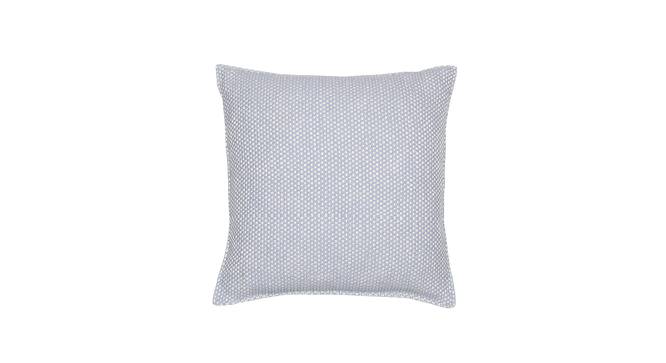 Vindhya Cotton Cushion Cover Natural -CC1VDYLBLULRGS23 (Blue) by Urban Ladder - Design 1 Side View - 733681