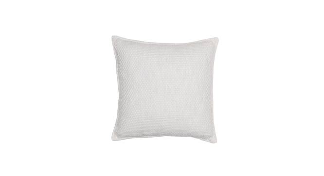 Vindhya Cotton Cushion Cover Light Blue (Beige) by Urban Ladder - Design 1 Side View - 733682