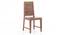 Julian Dining Chair Set of 2 (Finish: Mahogany) (Teak Finish) by Urban Ladder - Side View - 