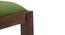 Oribi Upholstered Dining Bench (Teak Finish, Avocado Green) by Urban Ladder - Top Image - 