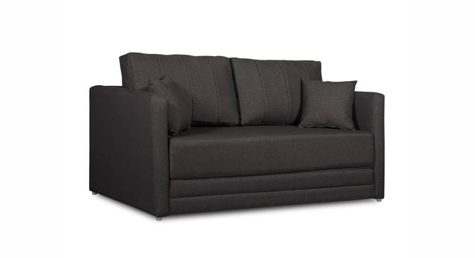 Max 2 Seater Sofa cum Bed - Lite Grey (Brown) by Urban Ladder - Front View Design 1 - 733925