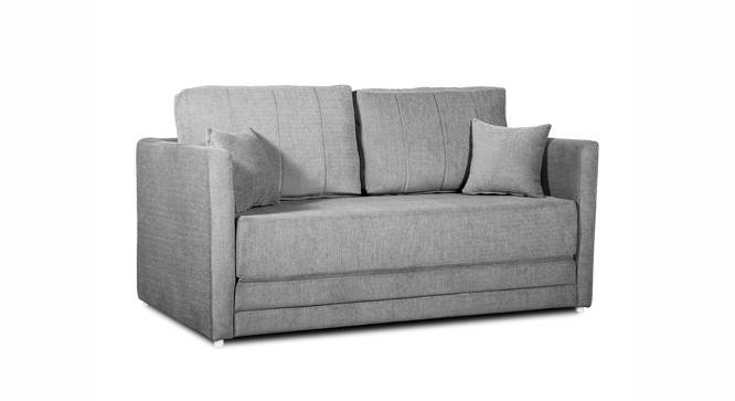 Max 2 Seater Sofa cum Bed - Lite Grey (Grey) by Urban Ladder - Front View Design 1 - 733926