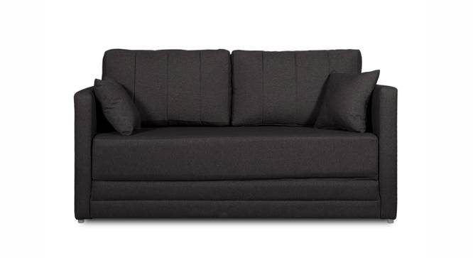 Max 2 Seater Sofa cum Bed - Lite Grey (Brown) by Urban Ladder - Design 1 Side View - 733938