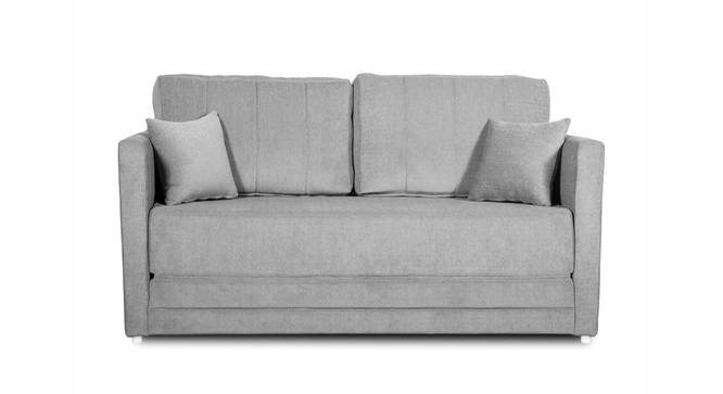 Max 2 Seater Sofa cum Bed - Lite Grey (Grey) by Urban Ladder - Design 1 Side View - 733939