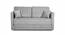 Max 2 Seater Sofa cum Bed - Lite Grey (Grey) by Urban Ladder - Design 1 Side View - 733939