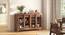 Akira Wide Sideboard (Teak Finish, XL Size, 165 cm  (65") Length) by Urban Ladder - Front View - 