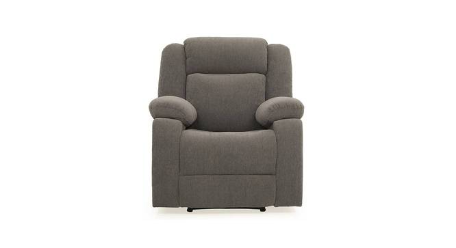 Avalon Fabric 1 Seater Manual Recliner in Grey  Colour (Grey, One Seater) by Urban Ladder - - 734211