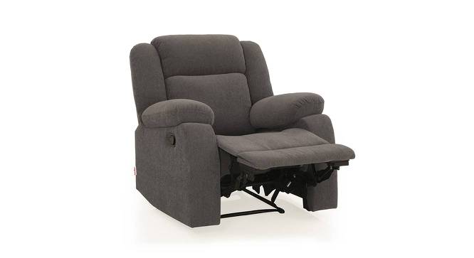 Avalon Fabric 1 Seater Manual Recliner in Grey  Colour (Grey, One Seater) by Urban Ladder - - 734215