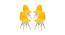 Finch Fox - Happiness is Complimentary  Dining Chair-yellow (Yellow Finish) by Urban Ladder - - 