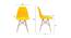 Finch Fox - Happiness is Complimentary  Dining Chair-yellow (Yellow Finish) by Urban Ladder - - 