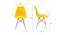 Finch Fox - Happiness is Complimentary  Dining Chair-yellow (Yellow Finish) by Urban Ladder - - 